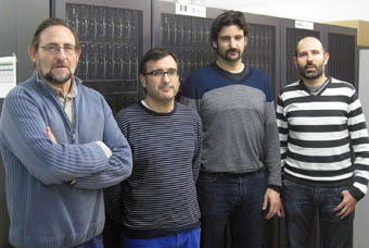 De izquierda a derecha, José Salt, Santiago González, Álvaro Fernández y Javier Sánchez.